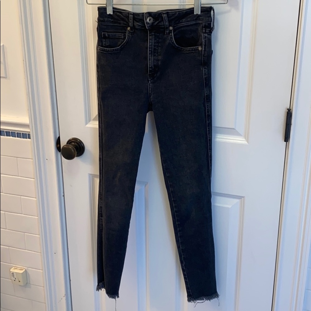 Free people high waisted skinny jeans